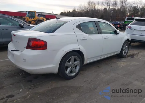 2013 Dodge Avenger Sxt z USA, uszkodzony, nr VIN 1C3CDZCB4DN581566